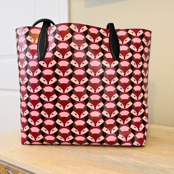 Kate Spade Geofox Large Reversible Tote, NWT - Picture 4 of 14